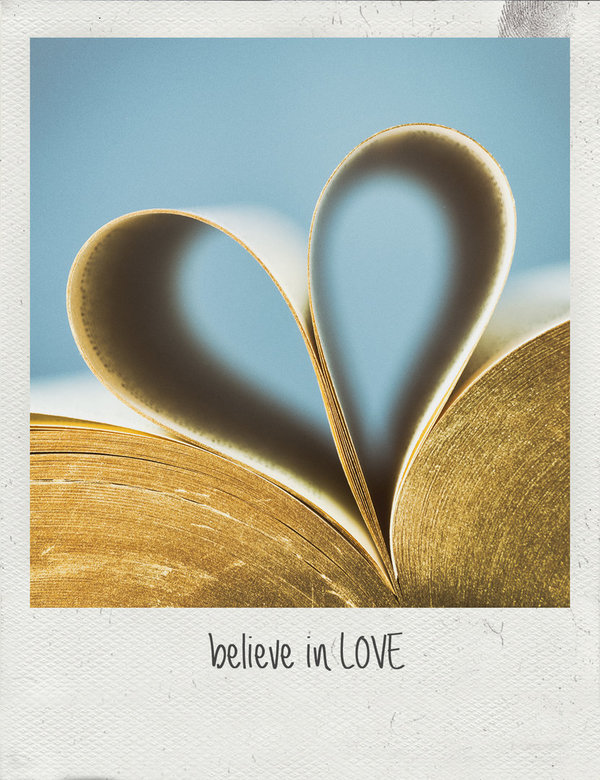 Retrokarte Hochzeit/Liebe - goldenes Herz